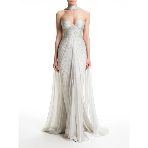 Maria Lucia Hohan Mio Shawl in New Opal | Scarves | Coveti