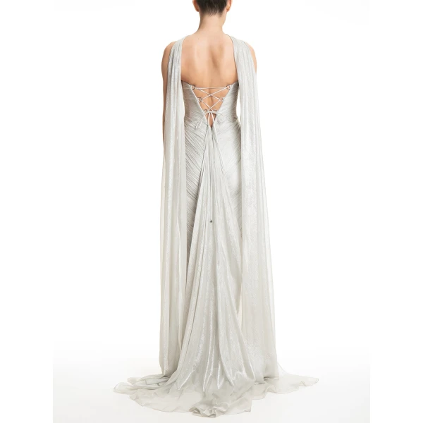 Maria Lucia Hohan Mio Shawl in New Opal | Scarves | Coveti