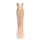 Maria Lucia Hohan Mischa Gown in Champagne | Evening Gowns | Coveti