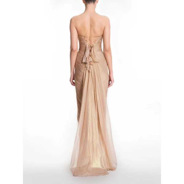 Maria Lucia Hohan Mischa Gown in Champagne | Evening Gowns | Coveti