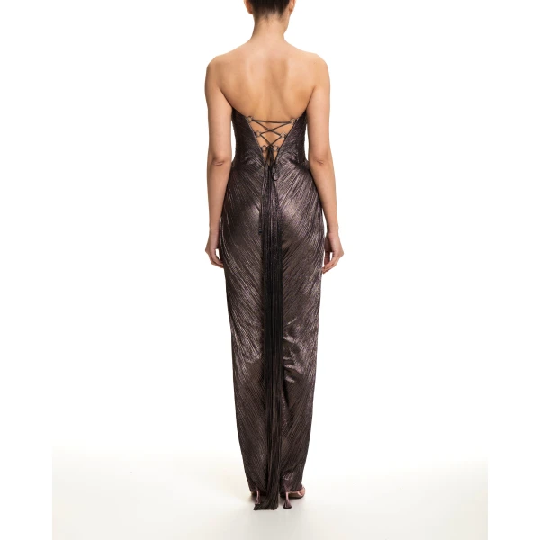 Maria Lucia Hohan Nadira Gown in Incense | Evening Gowns | Coveti