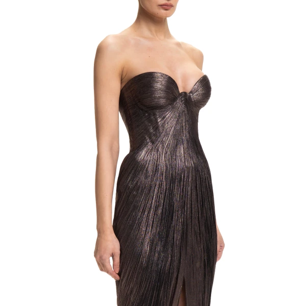 Maria Lucia Hohan Nadira Gown in Incense | Evening Gowns | Coveti