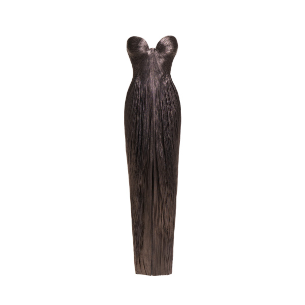 Maria Lucia Hohan Nadira Gown in Incense | Evening Gowns | Coveti