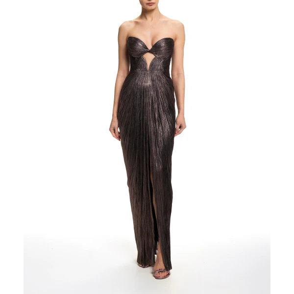 Maria Lucia Hohan Naima Gown in Incense | Evening Gowns | Coveti