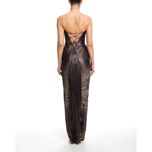 Maria Lucia Hohan Naima Gown in Incense | Evening Gowns | Coveti