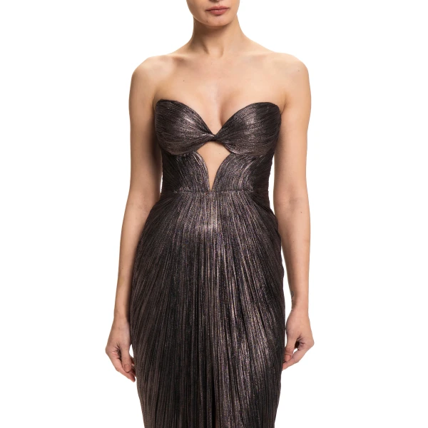 Maria Lucia Hohan Naima Gown in Incense | Evening Gowns | Coveti