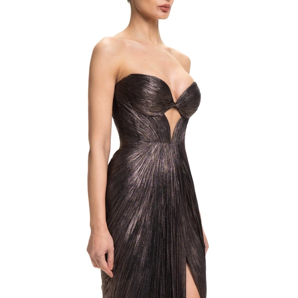 Maria Lucia Hohan Naima Gown in Incense | Evening Gowns | Coveti