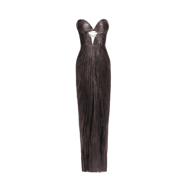 Maria Lucia Hohan Naima Gown in Incense | Evening Gowns | Coveti