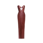 Maria Lucia Hohan Naima Gown in Truffle | Evening Gowns | Coveti