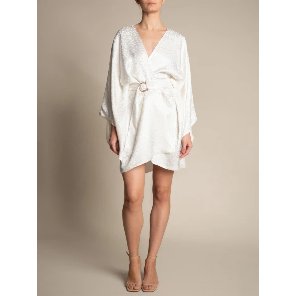 Maria Lucia Hohan Novia Kaftan in Ivory | Robes | Coveti