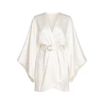 Maria Lucia Hohan Novia Kaftan in Ivory | Robes | Coveti