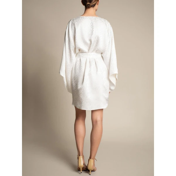 Maria Lucia Hohan Novia Kaftan in Ivory | Robes | Coveti