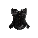 Maria Lucia Hohan Rosalinda Corset in Licorice | Sleeveless | Coveti