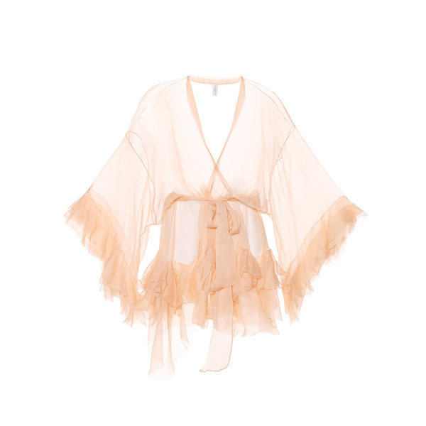 Maria Lucia Hohan Sassy Kaftan in Peach | Robes | Coveti