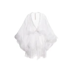 Maria Lucia Hohan Sassy Kaftan in White | Robes | Coveti