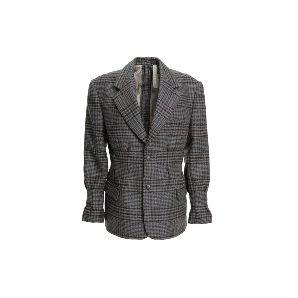 Maria Lucia Hohan Sharun Blazer in Bosco Houndstooth | Blazers | Coveti
