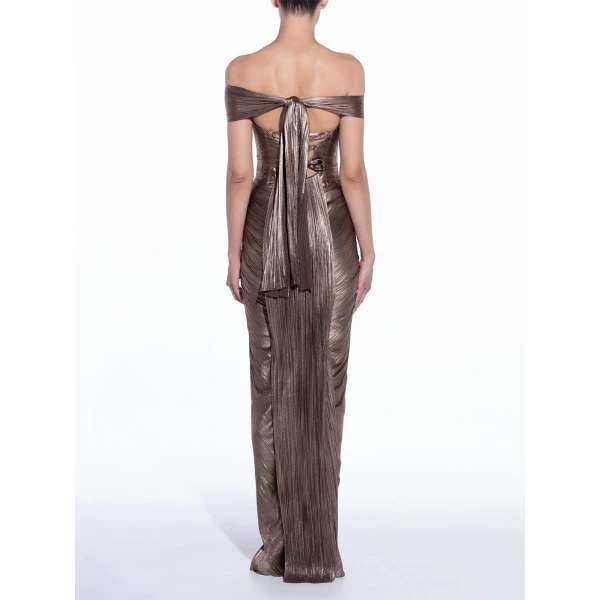Maria Lucia Hohan Tia Gown in Carbon | Evening Gowns | Coveti