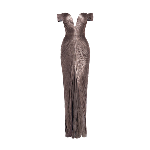 Maria Lucia Hohan Tia Gown in Carbon | Evening Gowns | Coveti