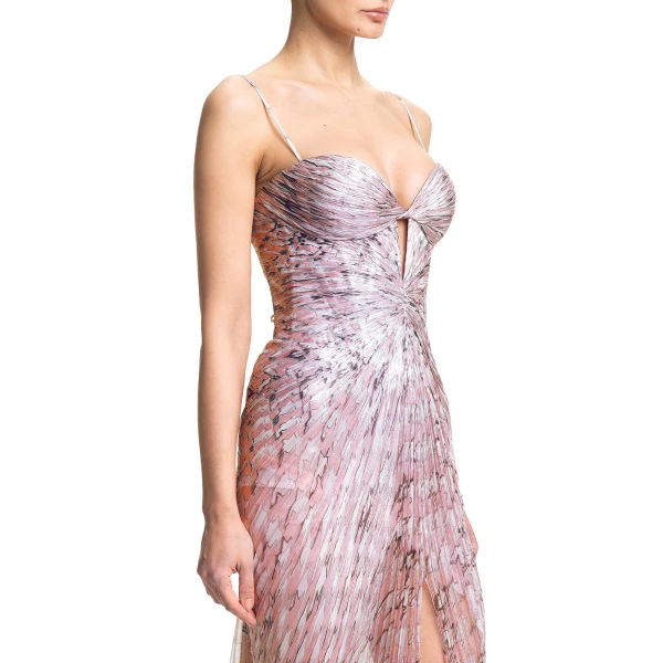 Maria Lucia Hohan Tomina Gown in Confetti White | Evening Gowns | Coveti