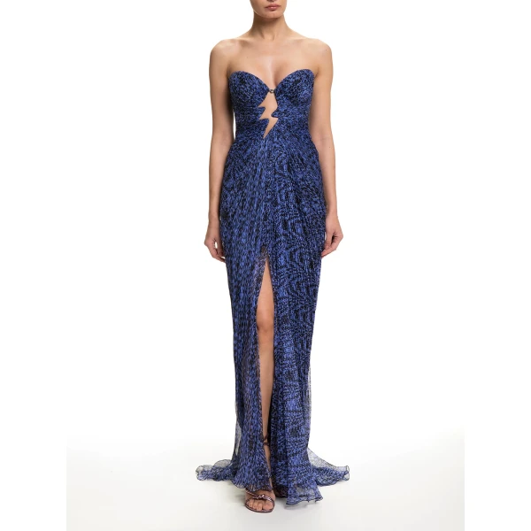 Maria Lucia Hohan Verity Gown in Amparo Print | Evening Gowns | Coveti