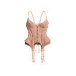Maria Lucia Hohan Wildcat Corset in Miele | Sleeveless | Coveti