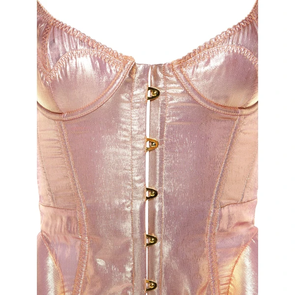 Maria Lucia Hohan Wildrose Corset in Pink | Sleeveless | Coveti