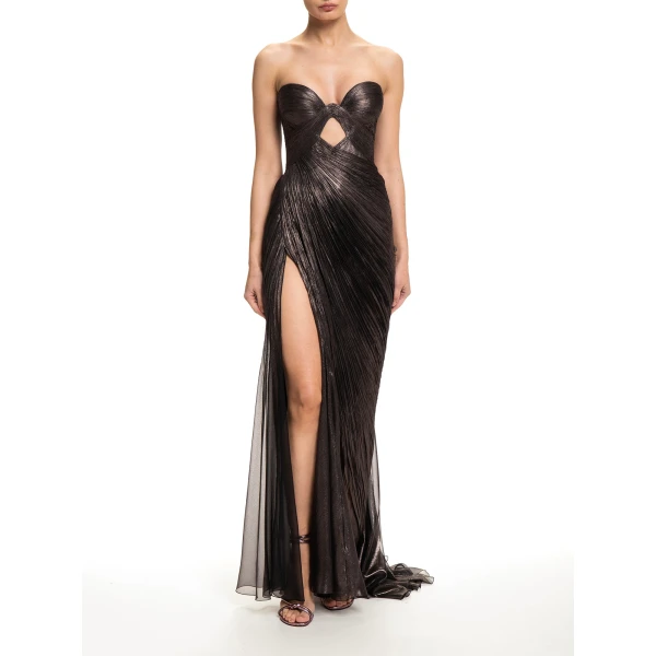 Maria Lucia Hohan Zephyra Gown in Incense | Evening Gowns | Coveti