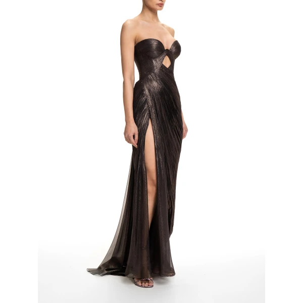 Maria Lucia Hohan Zephyra Gown in Incense | Evening Gowns | Coveti