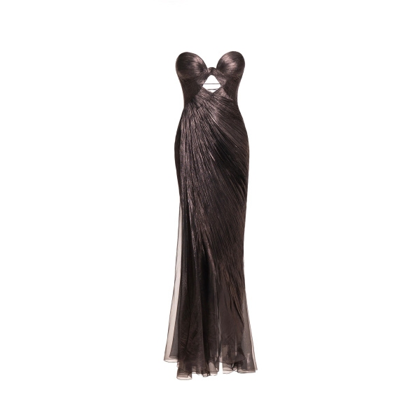 Maria Lucia Hohan Zephyra Gown in Incense | Evening Gowns | Coveti
