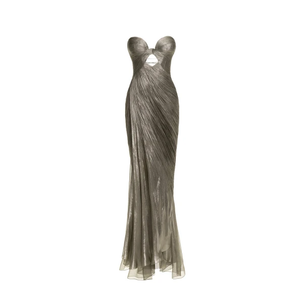 Zephyra Gown in Woodsmoke