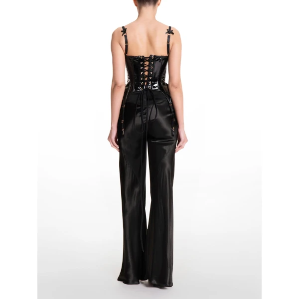 Maria Lucia Hohan Zina Corset in Licorice | Sleeveless | Coveti