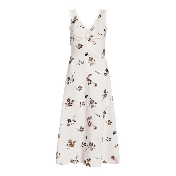 Markarian Coquette Sequined Cotton Midi Dress | Midi Dresses | Coveti