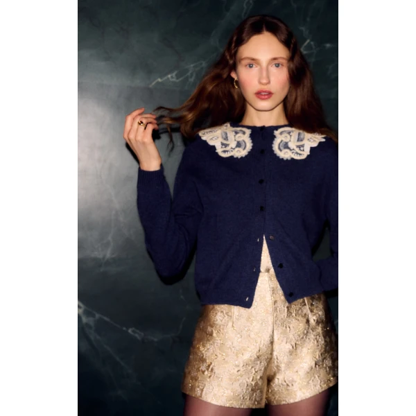 Markarian Mira Silver Shorts, view 6 | Shorts | Coveti