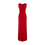 Marmar Halim Crepe Dress With Detailed Chiffon | Evening Gowns | Coveti