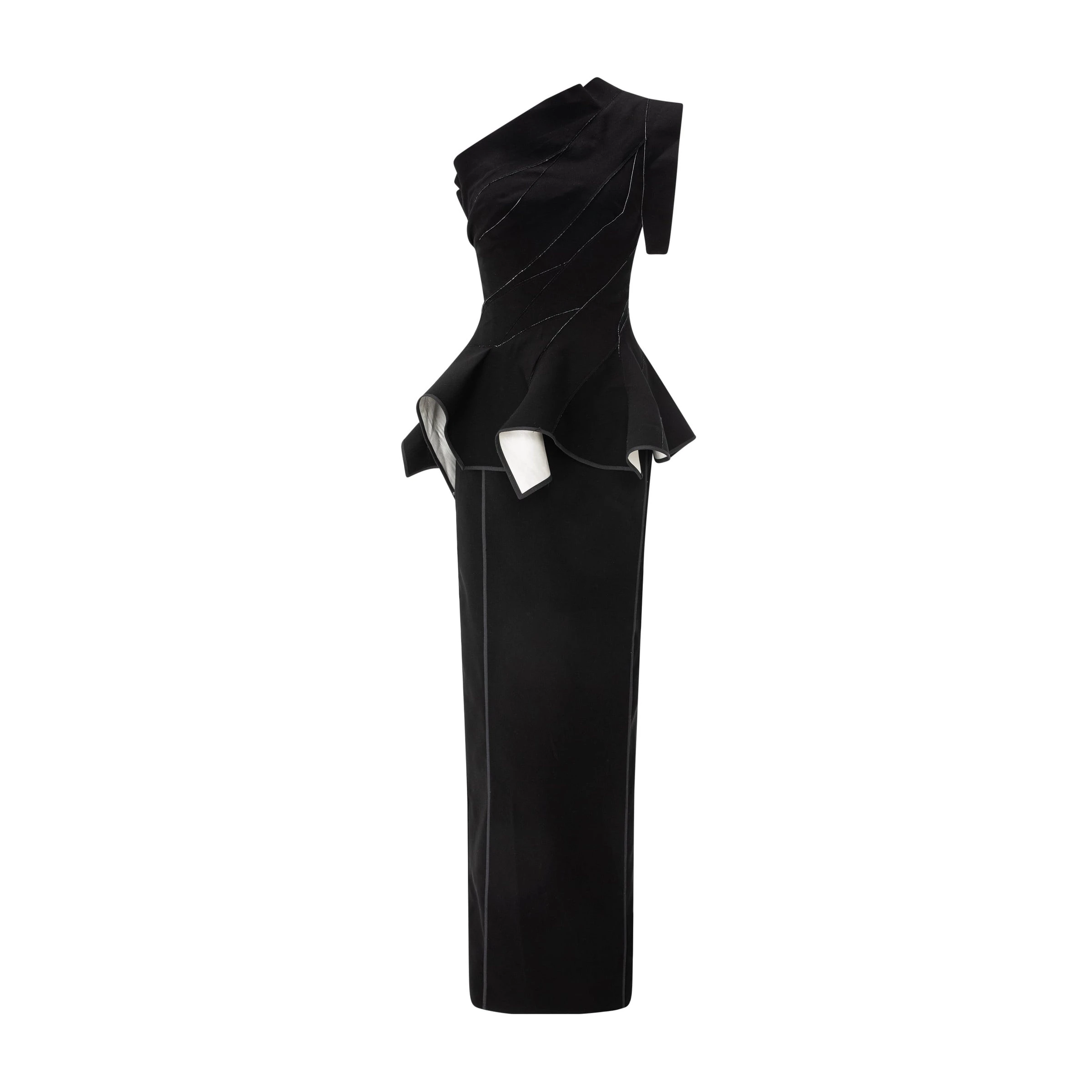 Marmar Halim One-Shoulder Crepe Dress Marmar Halim One-Shoulder Crepe Dress | Evening Gowns | Coveti