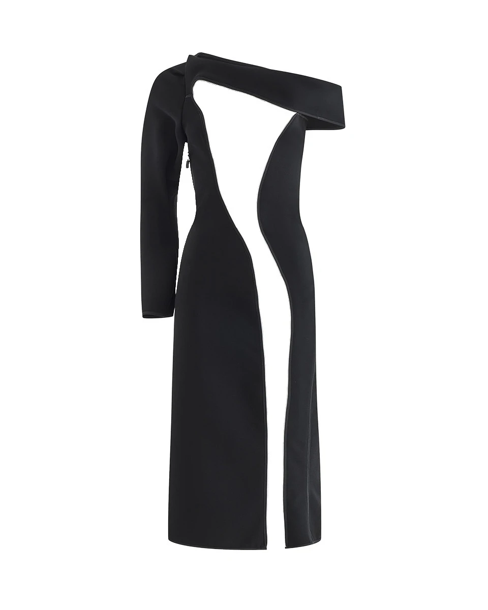 Maticevski Catapult Dress in Black Maticevski Catapult Dress in Black | Midi Dresses | Coveti