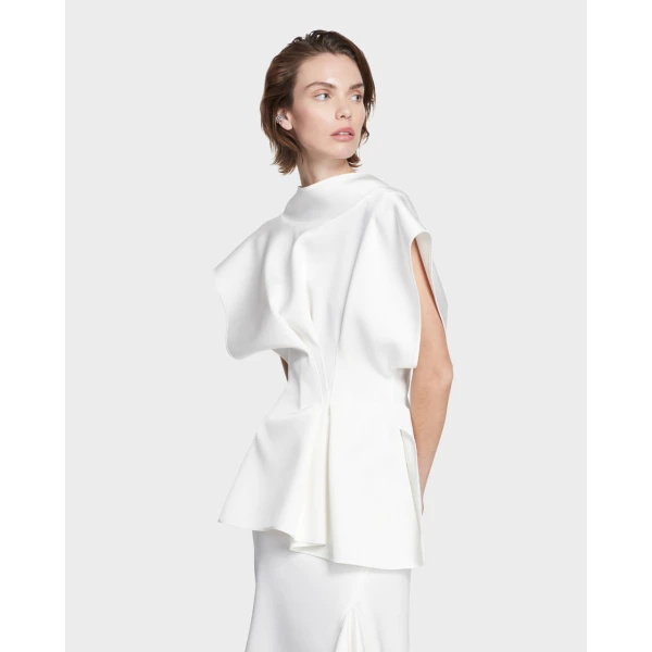 Maticevski Endure Top in White | Tops | Coveti