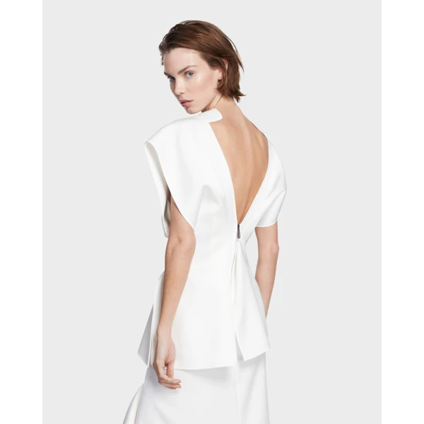 Maticevski Endure Top in White | Tops | Coveti