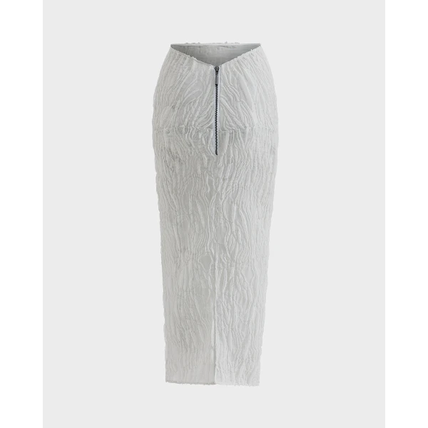 Maticevski Entreat Skirt in White | Pencil Skirts | Coveti