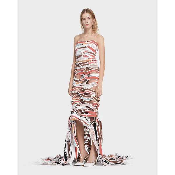 Maticevski Fixation Gown in Multicolour | Evening Gowns | Coveti
