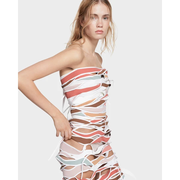 Maticevski Fixation Gown in Multicolour | Evening Gowns | Coveti