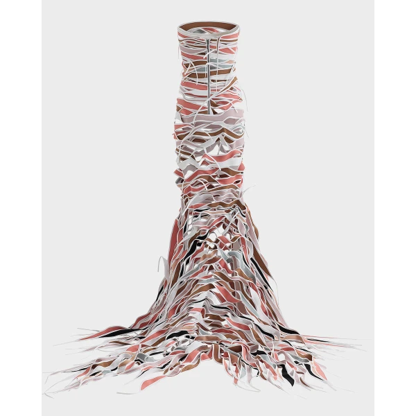Maticevski Fixation Gown in Multicolour | Evening Gowns | Coveti