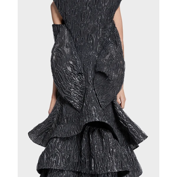 Maticevski Friesian Gown in Black | Evening Gowns | Coveti