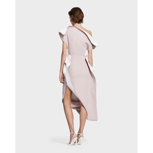 Maticevski Invoke Dress in Pink | Midi Dresses | Coveti