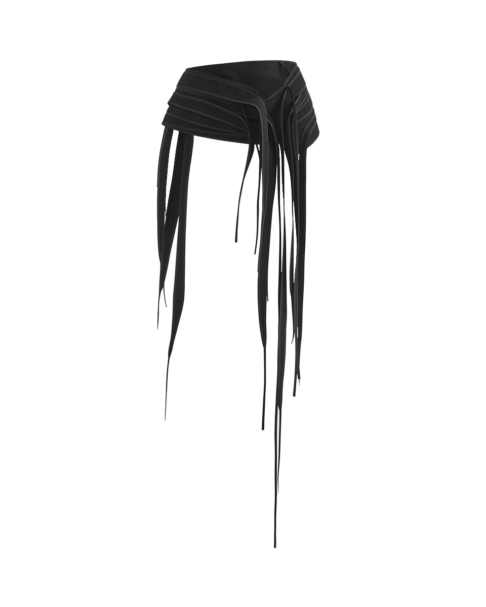 Maticevski Scintillate Hip Band in Black Maticevski Scintillate Hip Band in Black | Belts | Coveti