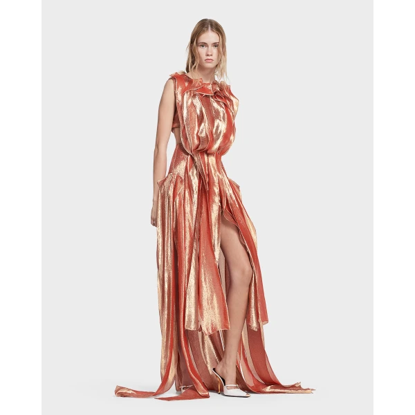 Maticevski Trailblaze Gown in Orange | Evening Gowns | Coveti