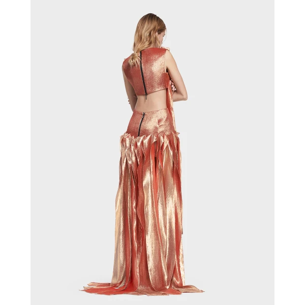 Maticevski Trailblaze Gown in Orange | Evening Gowns | Coveti