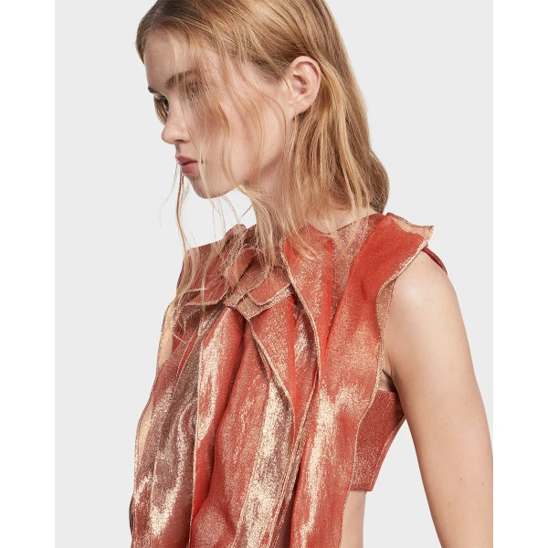 Maticevski Trailblaze Gown in Orange | Evening Gowns | Coveti