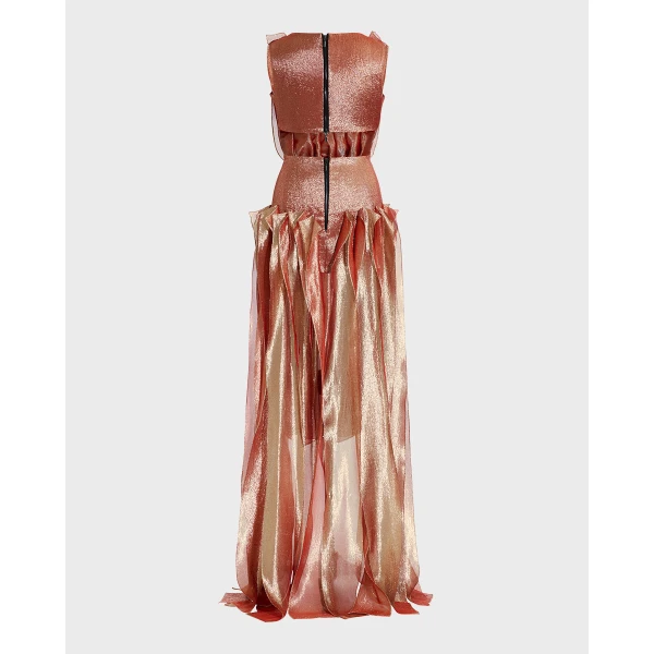 Maticevski Trailblaze Gown in Orange | Evening Gowns | Coveti