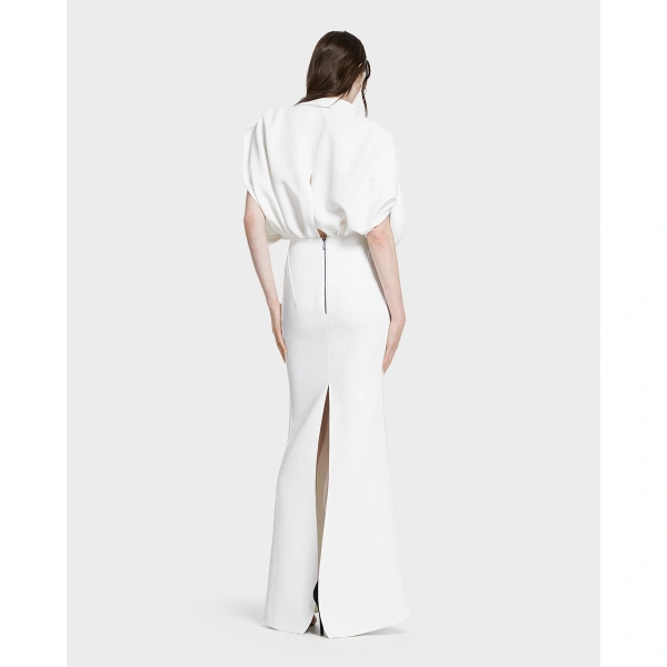 Maticevski Voyager Gown in White | Evening Gowns | Coveti